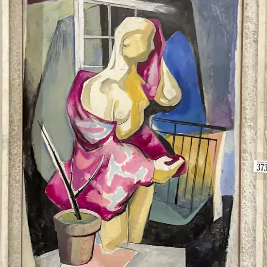 William Main (1934 - 2023) - Woman By Window