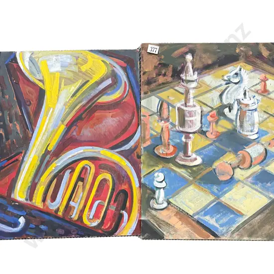 William Main (1934 - 2023) - Two Artworks (unframed)