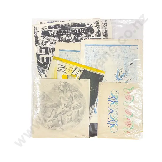 William Main Ten Assorted Works on Paper (unframed)