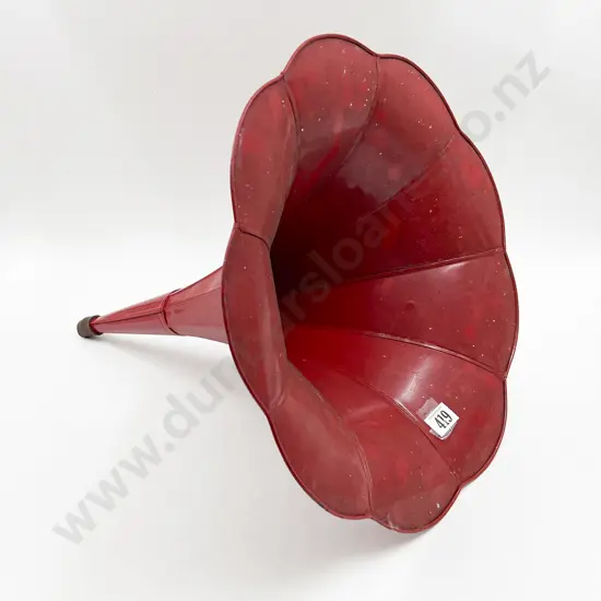 Tin Phonograph Horn