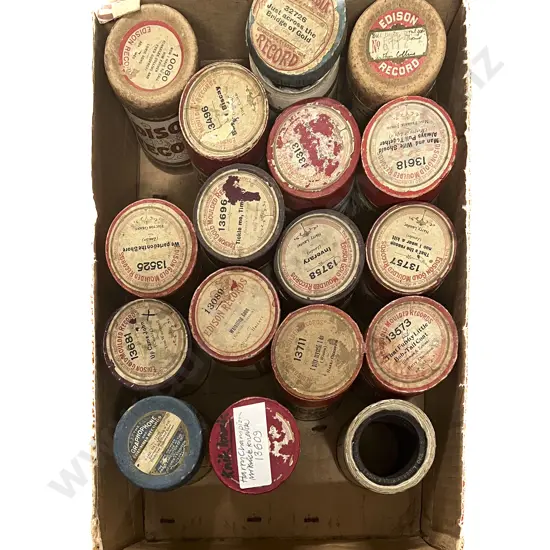 Collection of Edison Two Minute Cylinders