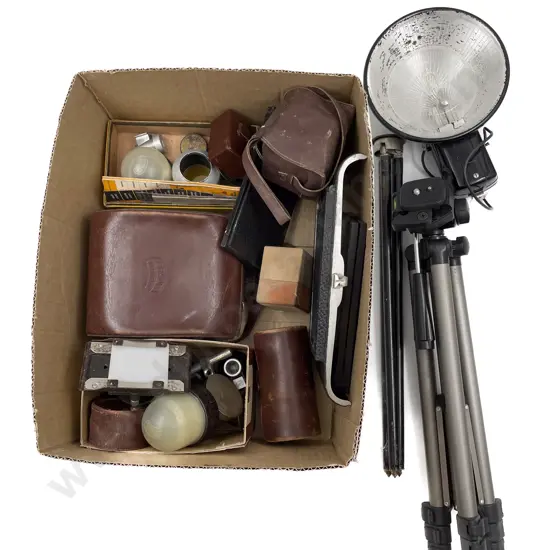 Quantity of Various Camera Accessories and Gear