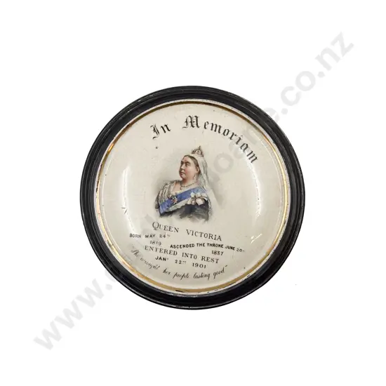 In Memoriam Queen Victoria Plaque 1901