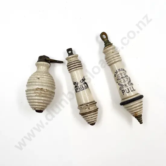 Three Victorian Loo Pulls