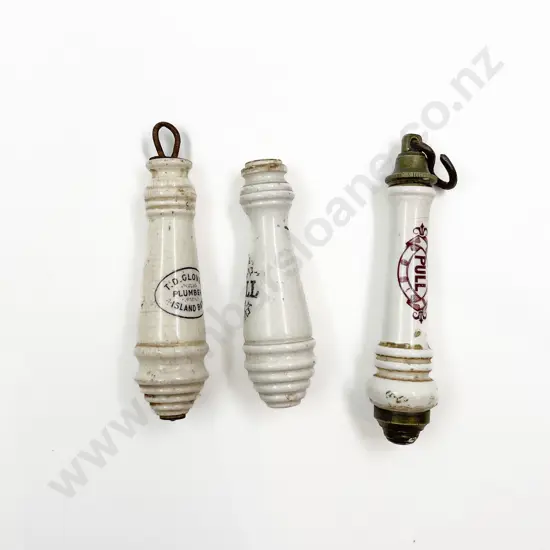 Three Victorian Loo Pulls