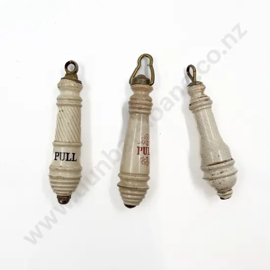 Three Victorian Loo Pulls