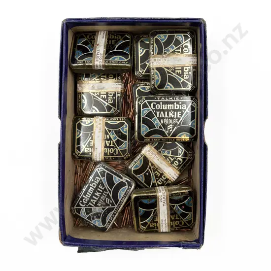 Collection of Gramophone Needles in Tins