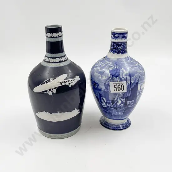 Two Commemorative Decanters