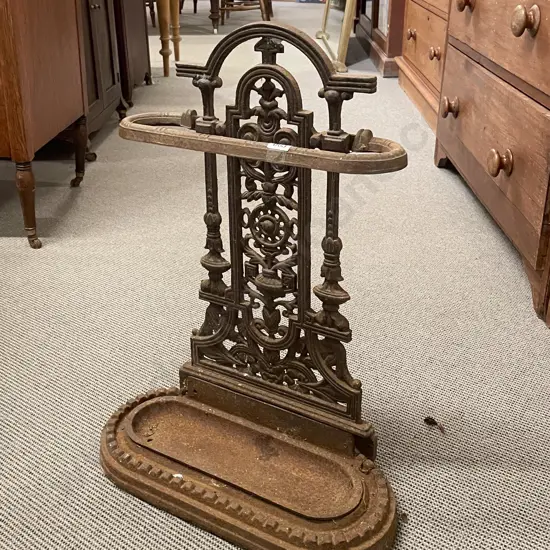 Victorian Cast Iron Umbrella Stand