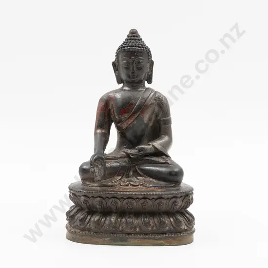 Tibetan Bronze Buddha Figure
