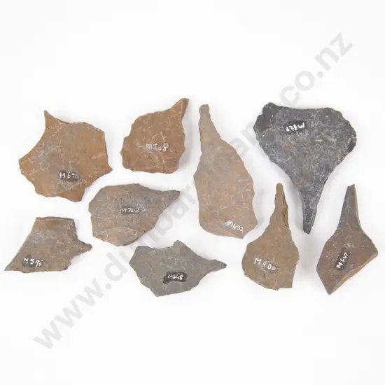 Nine Small Awls From The Pitcairn Islands