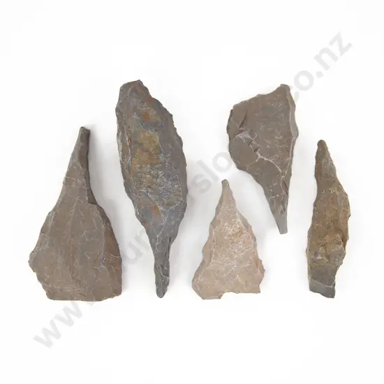 Five Larger Awls From The Pitcairn Islands