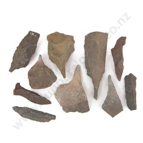 Ten Awls From The Pitcairn Islands