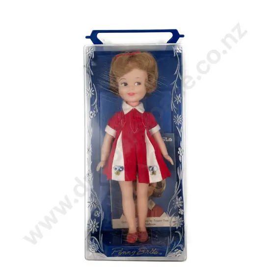 Mid C1960's Original Cased Penny Brite Doll with booklet