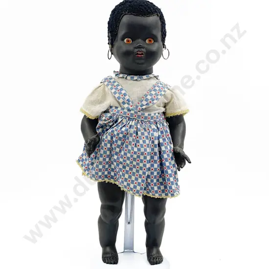 Palitoy Made in England Black Hard Plastic Walkie Doll