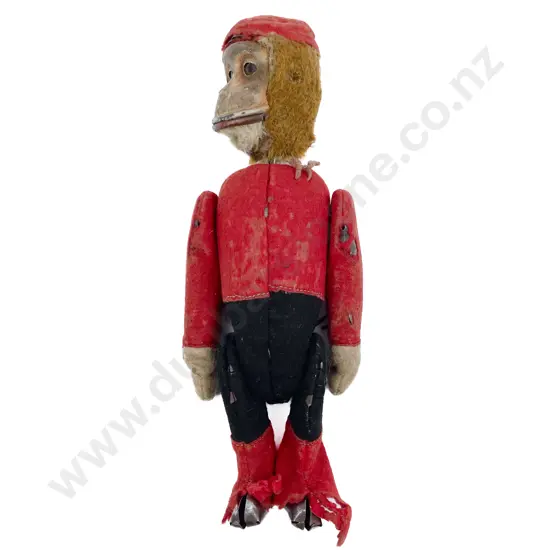 C1920 Schuco 'Yes/No' Jointed Mechanical Bellhop Monkey