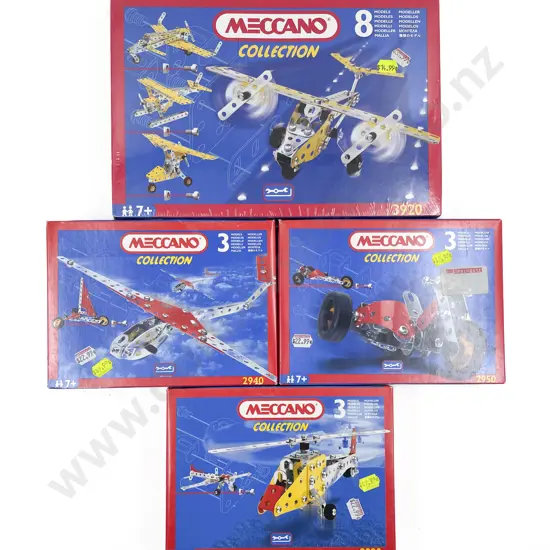 Meccano Boxed As New Four Collection Series Models