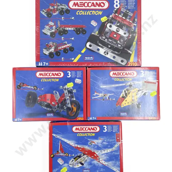 Meccano Boxed As New Four Collection Series Models