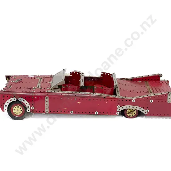 Meccano Constructed Saloon Car from #7 Set