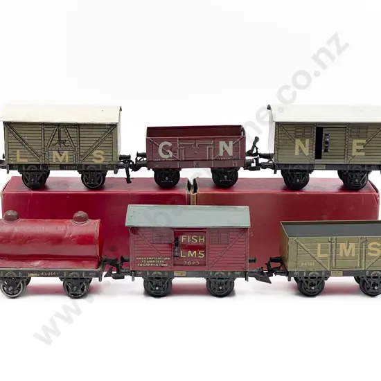 Bing O Gauge Six Rolling Stock Wagons
