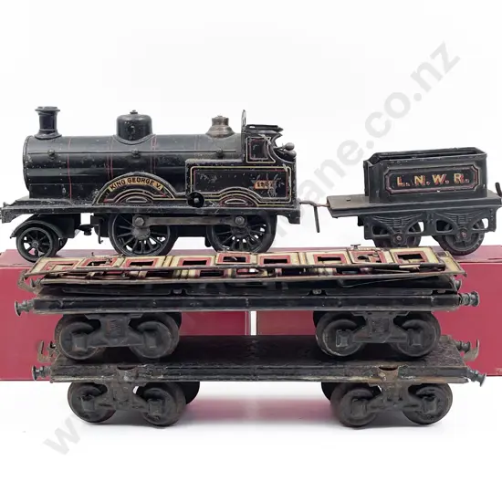 Bing Gauge 1 Clockwork King George V 1902 LNWR Locomotive and Tender