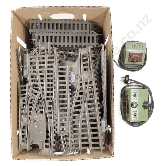 Fleischmann O Gauge Carton Card Track and Points