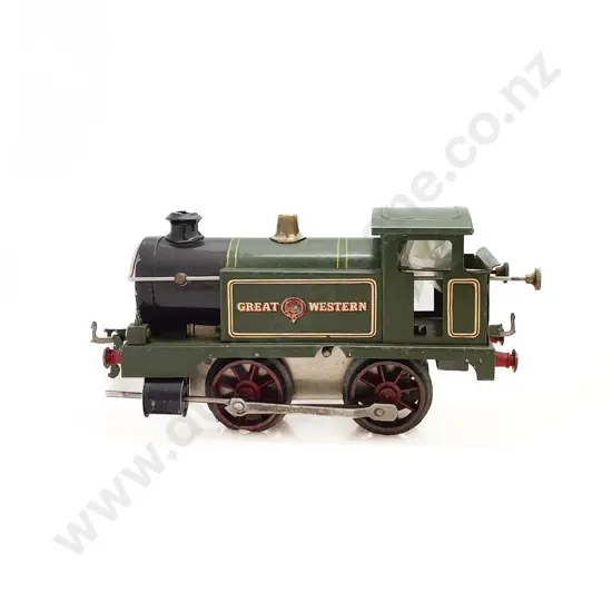 Hornby O Gauge Clockwork No1 Tank Locomotive Great Western green livery