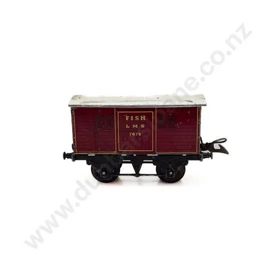 Hornby O Gauge Fish Van LMS 7674