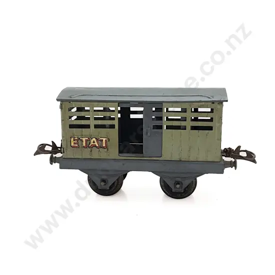 Hornby O Gauge French Type No1 Cattle Truck ETAT