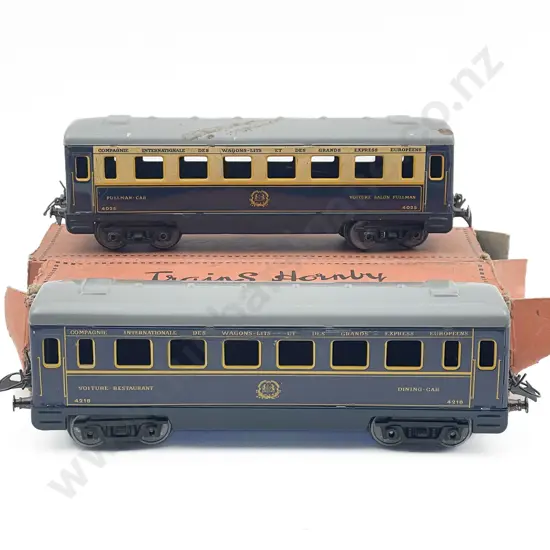 Hornby O Gauge French Part Boxed Voiture Restaurant Vo OR and Pullman
