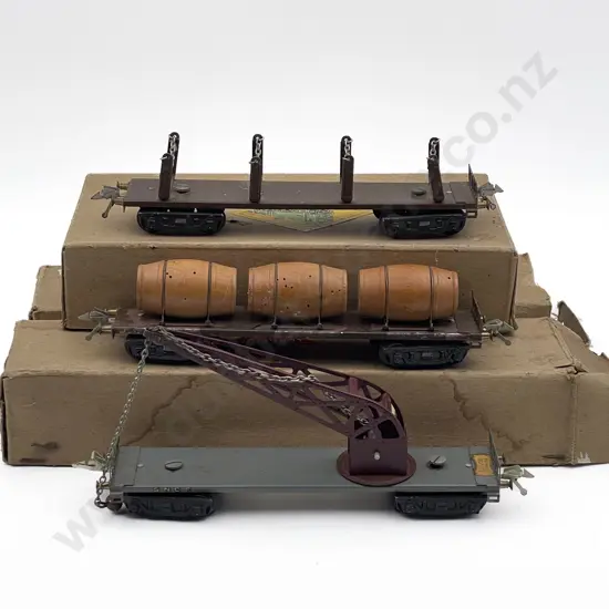 Louis Roussy/LR/Le Rapide French Boxed Three Rolling Stock Wagons