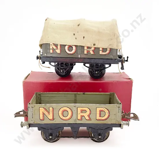 Hornby O Gauge Two Open Goods Wagon NORD