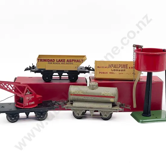 Five Hornby O Gauge Rolling Stock