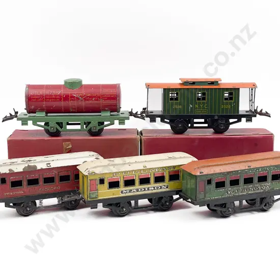 Hornby O Gauge Five American Type Wagons
