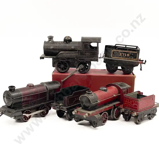 Hornby O Gauge Clockwork Three Locomotives and Tenders