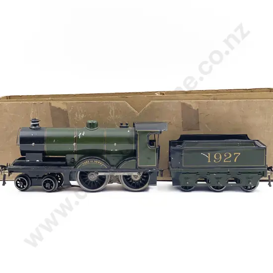 Boxed Bassett-Lowke O Gauge Electric Duke of York Locomotive and 6-wheel Tender