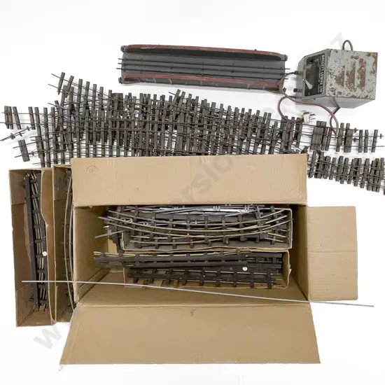 Qty Bassett-Lowke 3-rail Track and Transformer