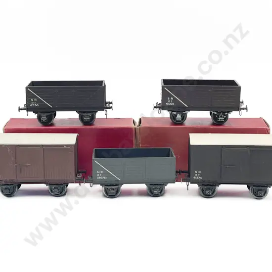 Leeds O Gauge Five Rolling Stock Wagons
