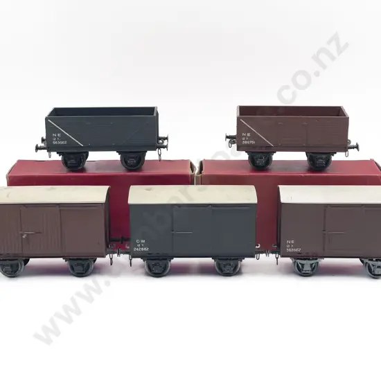 Leeds O Gauge Five Rolling Stock Wagons