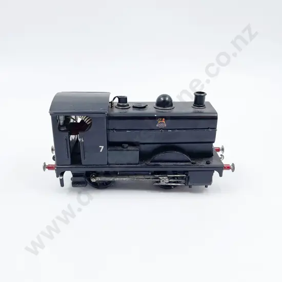 (Kit Built) O Gauge Electric 0-4-0 Shunting Tank Locomotive 7 BR black livery