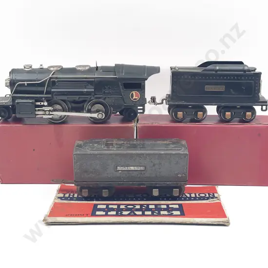 Lionel O Gauge 259E 2-4-2 Locomotive and Two Tenders