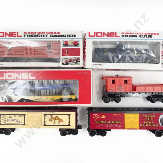 Lionel O Gauge Boxed and Unboxed Freight Cars