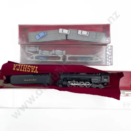 Boxed Rivarossi HO Gauge 2-8-4 Locomotive and Co-Co Tender