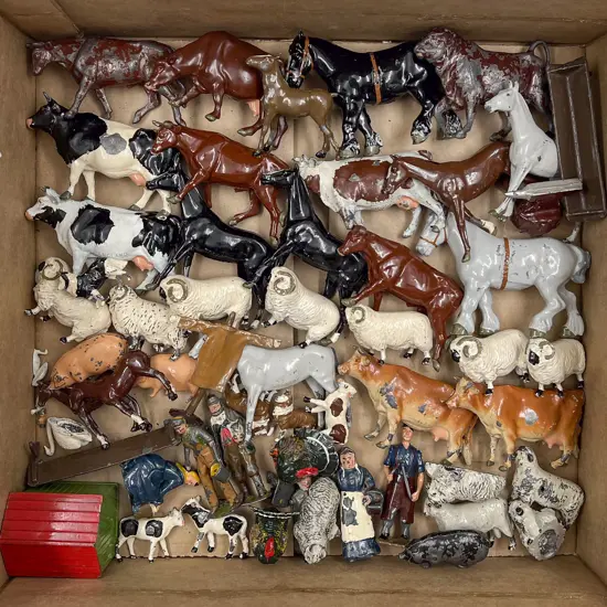 Collection Britains Farm Animals and People