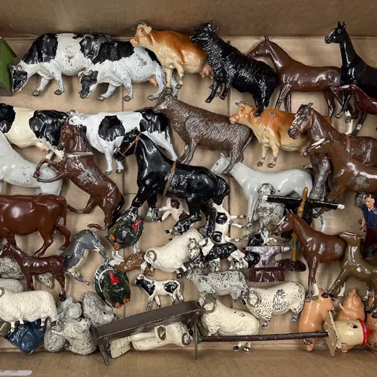 Collection Britains Farm Animals and People