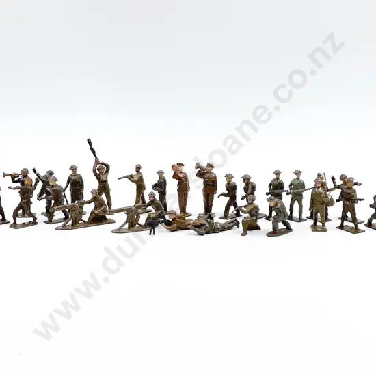 Qty Britains and Other Manufacture British Infantry Soldiers (26)