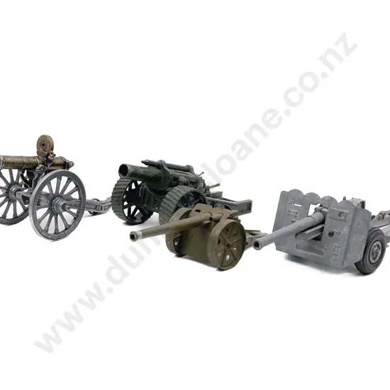 Four Various Military Field Guns