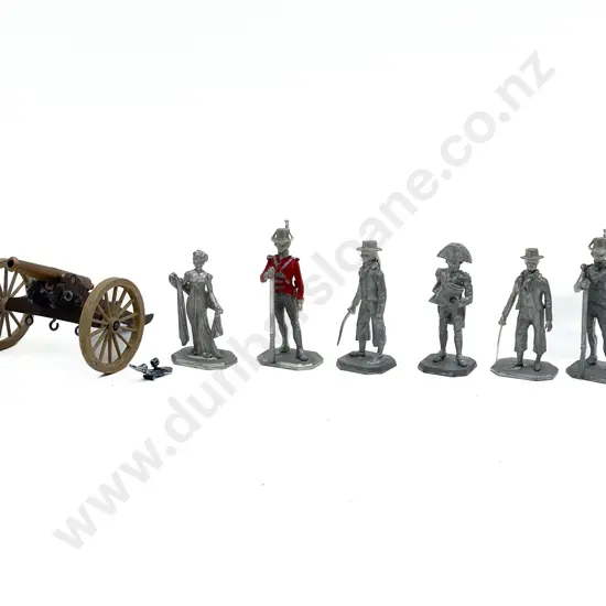 Six Rose Model Soldiers