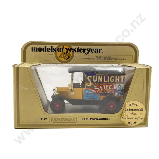 Yellow Boxed Model Y-12 Sunlight Seife