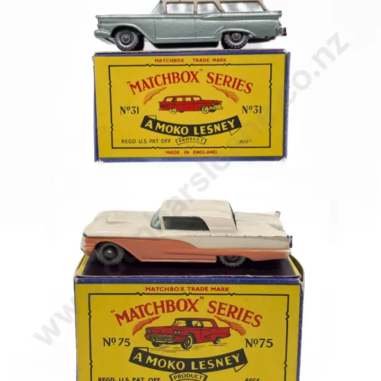 Two Matchbox Series A Moko Lesney Boxed Models